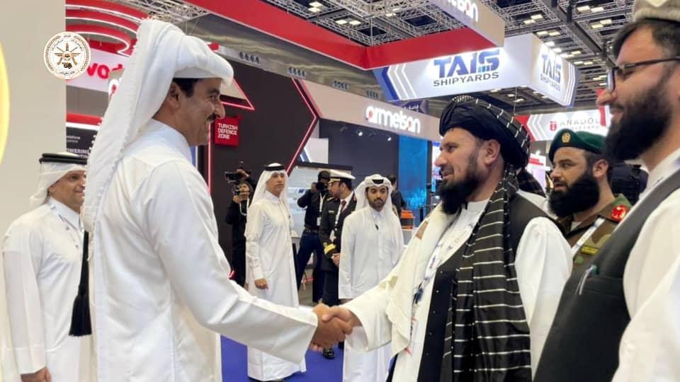 د هېواد د وسله‌ وال پوځ لوی درستیز د قطر دولت د امیر سره ولیدل