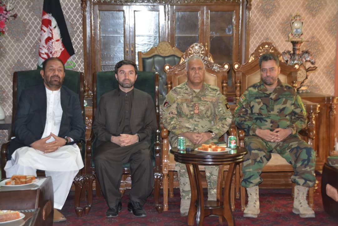 Gen. Mohammad Yasin Zia, Chief of General Staff of the Afghan Armed Forces visits the Logar & Wardak provinces!