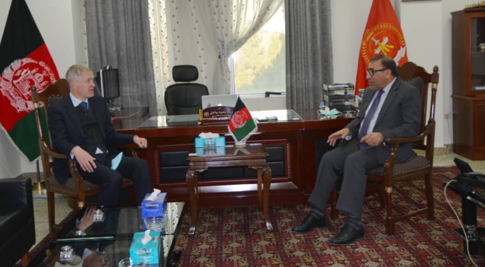 First Deputy Minister of Defense meets with the Deputy head of the European Union delegation to Afghanistan!