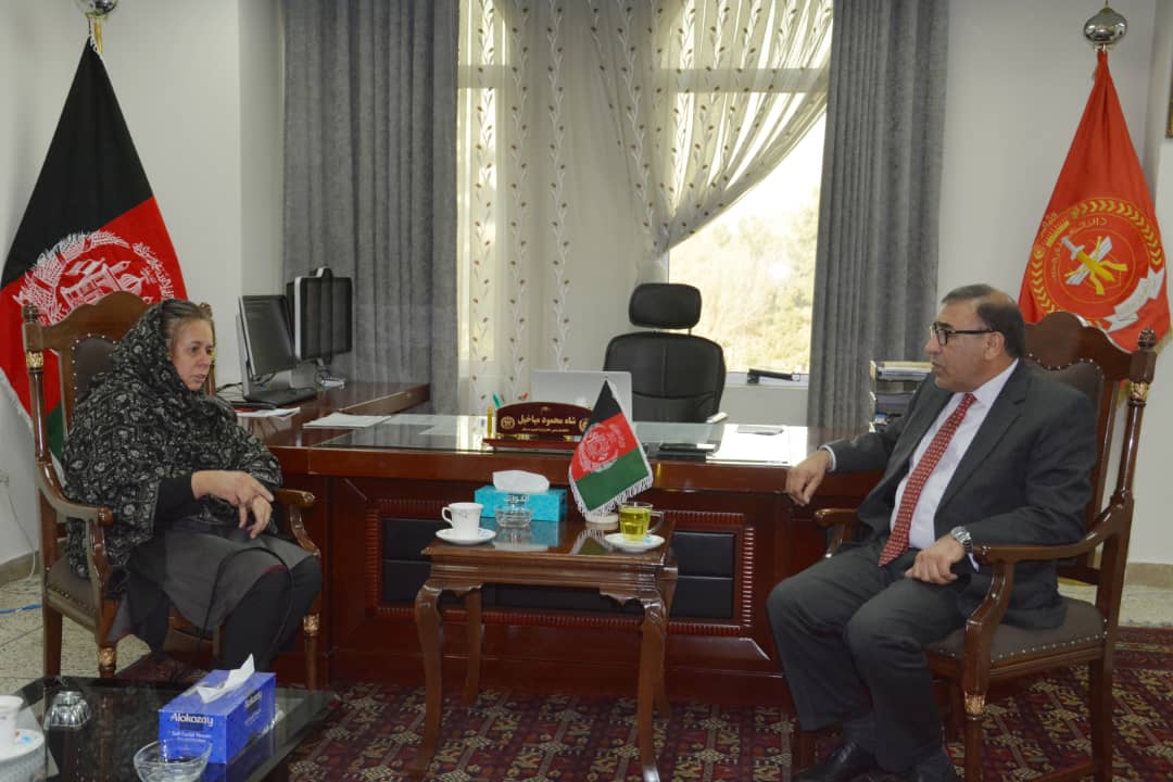 First Deputy Minister of Defense meets with the Deputy of International Committee of Red Cross for Afghanistan!