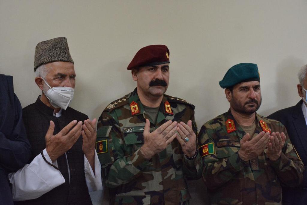 مراسم تشییع پیکر مطهر دگرجنرال محمد جمعه "اڅک" با اشتراک لوی درستیز قوای مسلح در کابل برگزار شد