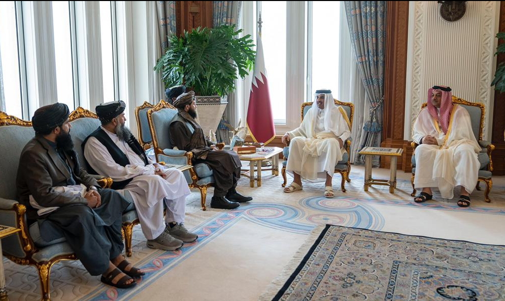 سرپرست وزارت دفاع ملی با امیر و وزیر دفاع قطر  دیدار و ملاقات نمودند 