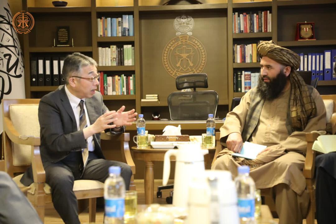 Deputy Ministry of Defense meets with Japanese special envoy for Afghanistan