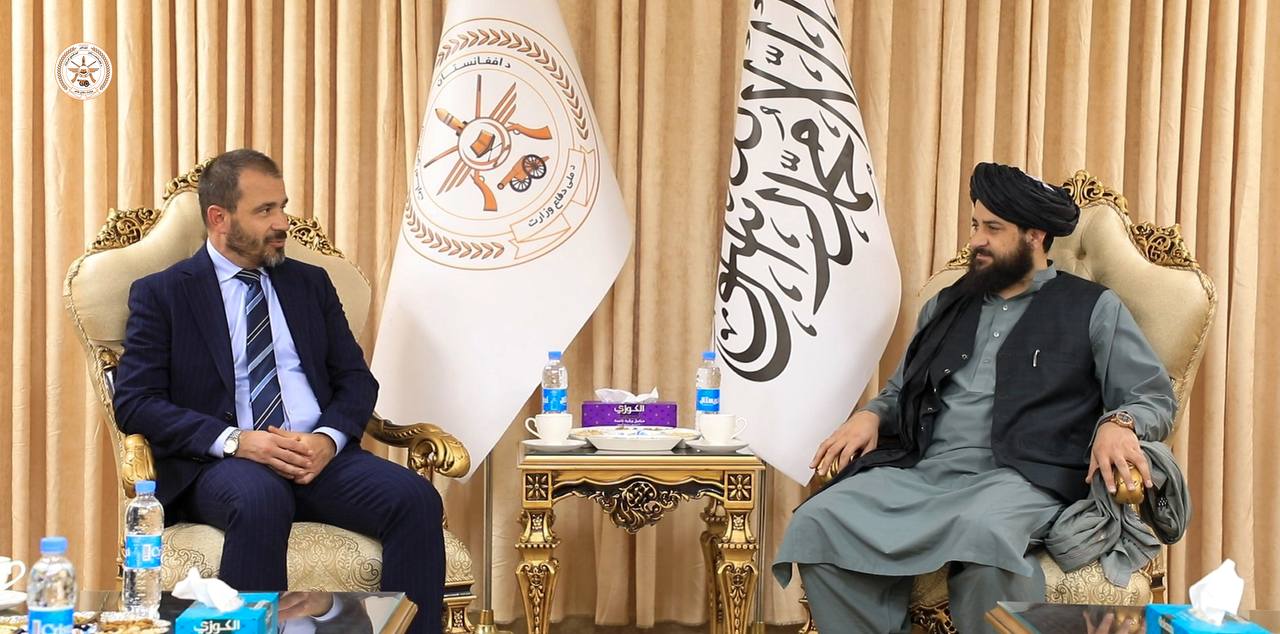 Acting Defense Minister Meets With The newly Turkish Ambassador for Afghanistan 