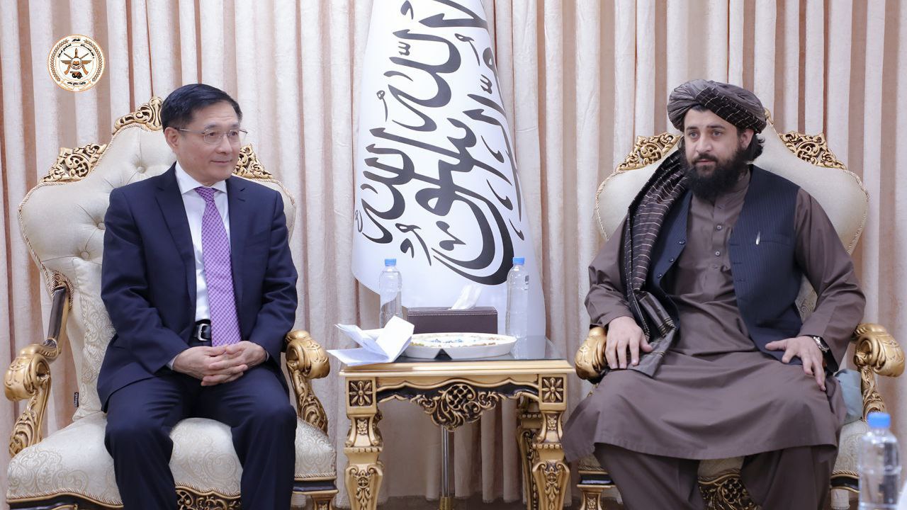 The Acting Minister of National Defense Meets with Special Chinese Representative and Ambassador in Kabul